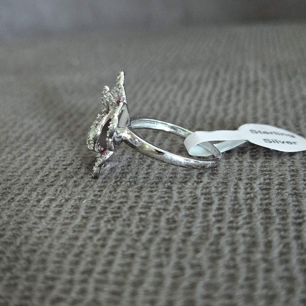 Cote d' Argent Enamel Flower🌸 Ring💍 - NWT - Picture 9 of 16
